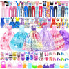 Doll Clothes And Accessories For 11.5 Inch Doll Dress Up Set With 1 Wedding Gown Dress 2 Fashion Dresses 4 Mini Dresses 2 Tops And Pants Outfits Swimsuits 10 Shoes 10 Bags Toys Gift For Girls