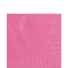Amscan Bright Pink Luncheon Napkins-100 Pcs, 6 1/2' X 6 1/2'