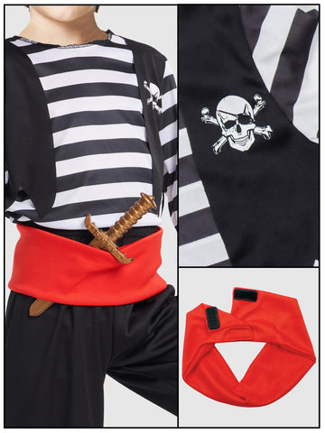 Ikali Pirate Costume For Kids Boys,Toddler Pirate Role Play Dress Up