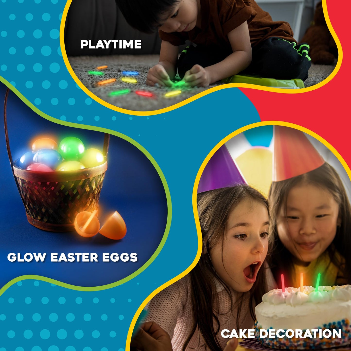 Fun Central - 50 Pack - 1.5 Inch Mini Glow Sticks