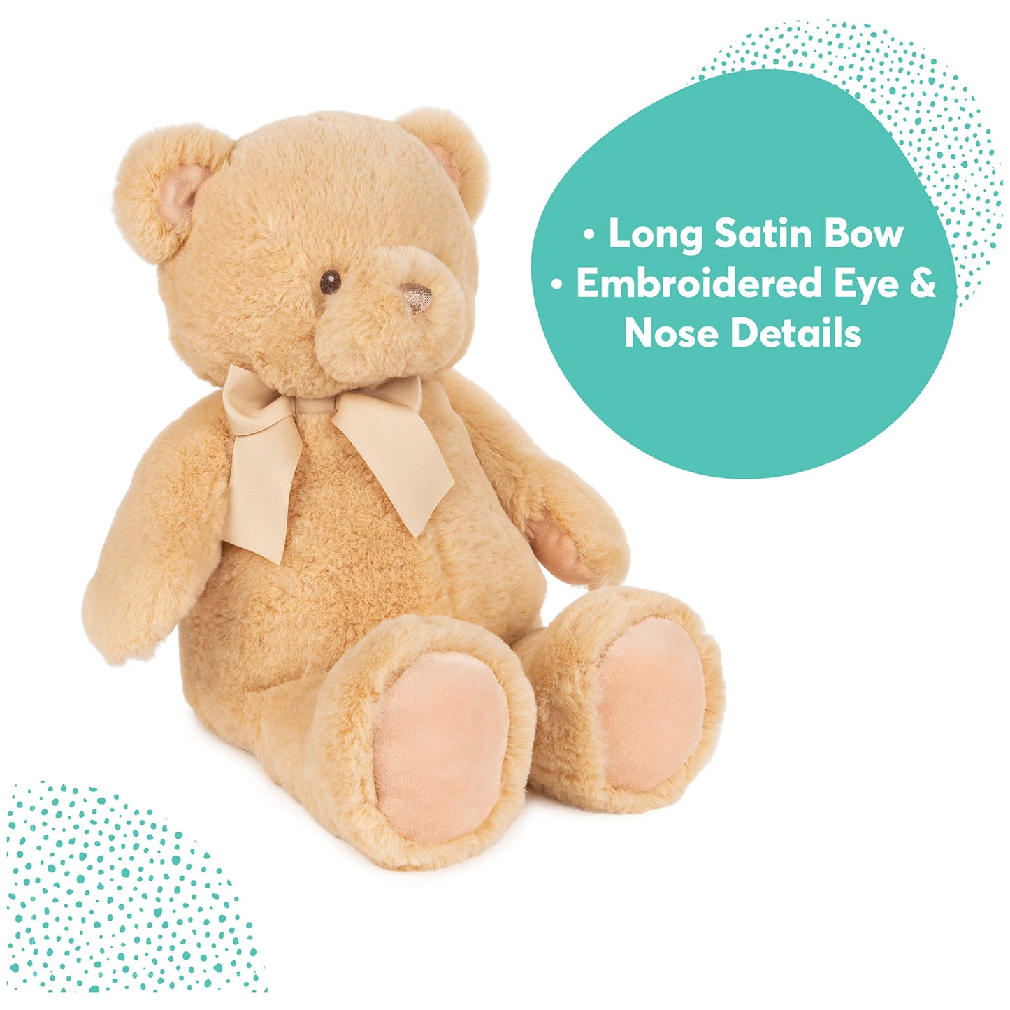 Gund Baby My First Friend Teddy Bear, Tan, Ultra Soft Animal Plush Toy For Babies And Newborns