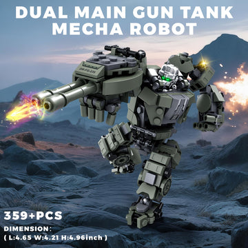 Loyratche Transforming Mech Robot Building Blocks Set 4 Kinds of Destroy Warrior City Mecha with Cool Creative Robots Toys Gift for Teens Boys 14+ (1448 PCS)