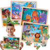 Jigsaw Puzzles Wooden Puzzles For Kids Ages 3-5 Preschool Educational Brain Teaser Boards Toddlers Toys Dinosaur Farm Zoo Sea Wo