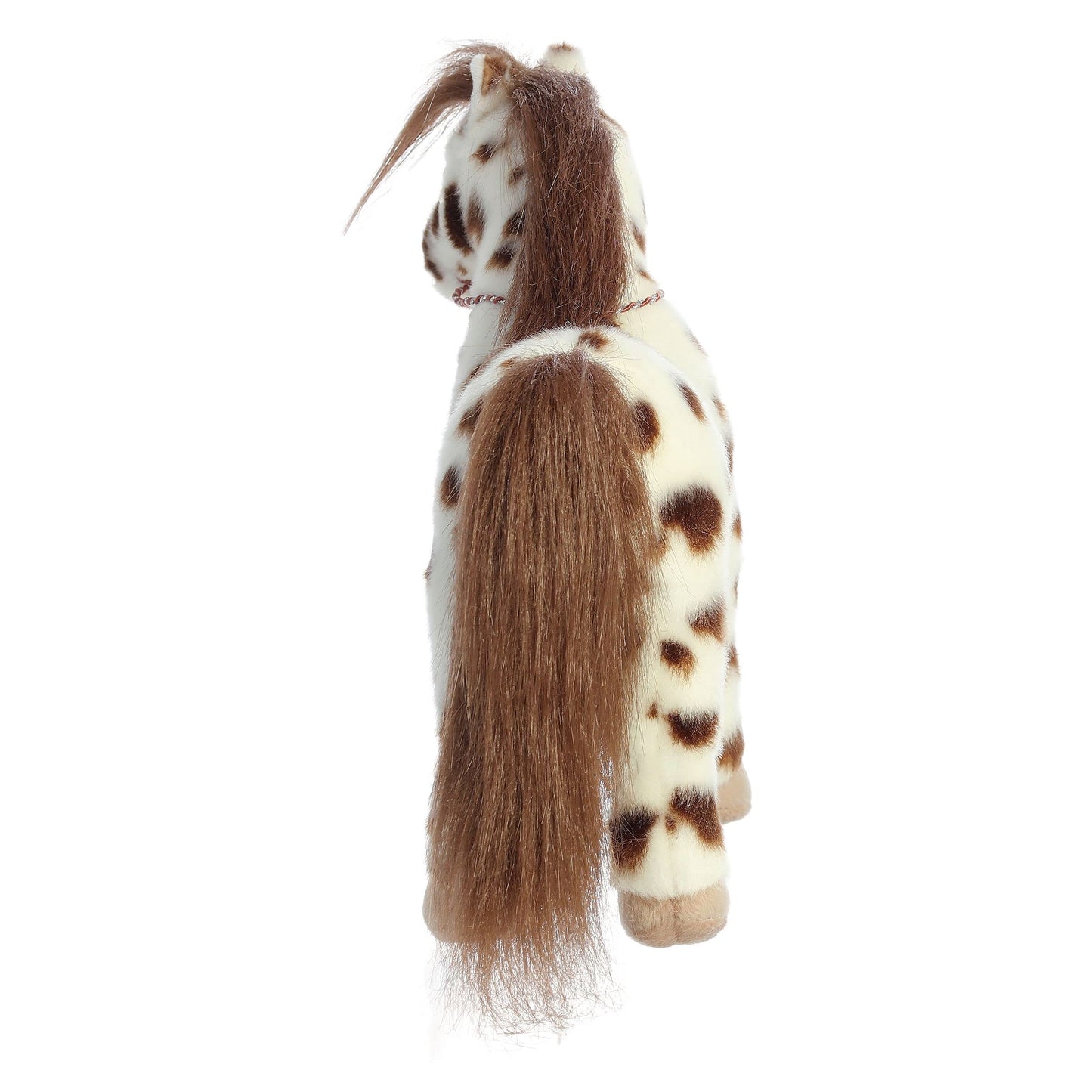 Aurora® Knabstrupper Stuffed Animal - 13" Large White - Realistic Detailing - Model 14480 - Perfect for Imaginative Play