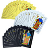 Spanish Playing Cards - Original Deck for Briscas, Puerto Rico, and Mexican Card Games (Gold-Silver-Black)