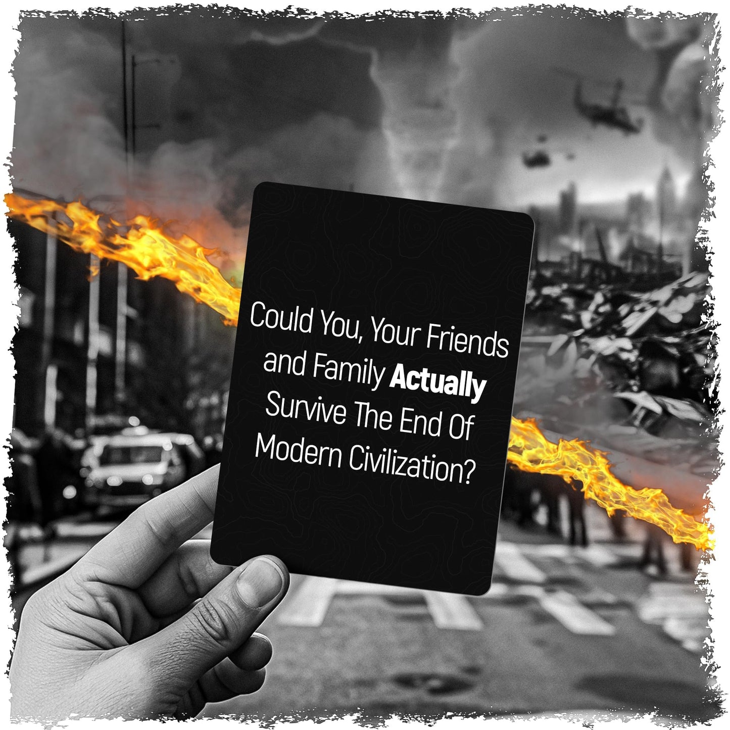 Wrol - Apocalyptic Scenario Based Conversation Starter And Table Topics Cards - Perfect For Couples, Friends, Family, Ice Breake