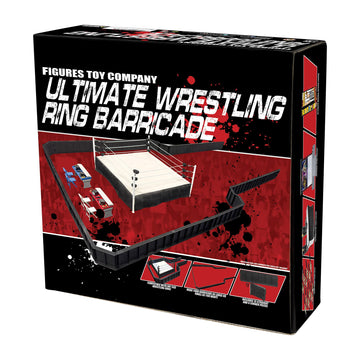 Ultimate Wrestling Ring Barricade Playset For Wrestling Action Figures