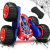 Tecnock Spider Remote Control Car for Kids, 2.4GHz RC Car with Type-C Easy Charging, 4WD Double Sided 360 Rotates and Flips RC S