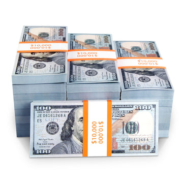BSSuperU 300PCS Prop Money Play Money for Kids Pretend Play, Develops Early Math Skills, Prop Money for Board Game, Moive, Magic