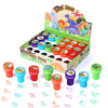 24 Pcs Dinosaur Stamps for Kids, Self Inking Stamps for Kids Dinosaur Birthday Party Supplies, Dino Party Favors, Teacher Stamps