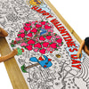 Tiny Expressions - Giant Coloring Posters Or Table Covers | Extra Large 30' X 72' Inches | Paper Banner Or Tablecloth For School Parties | Huge Coloring Activity Pages For Kids