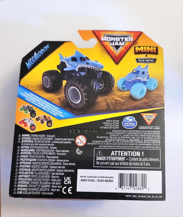 Monster Jam Play Set With Bonus Mini Regalo Grave Digger, El Toro Loco And Megalodon 3+ Years Old (Megalodon), Small, 6071545