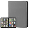 Trading Card Binder 9 Pocket GERMUN PU Cover Card Binder for 540 Cards enhanced Trading Card Collection Binder Double Sided Pocket Card Album for MTG TCG (Grey)