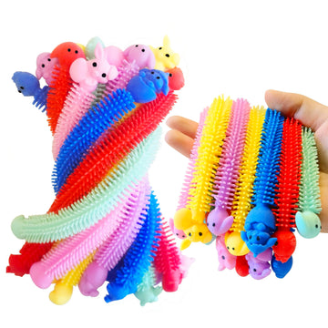 24 Pack Prefilled Easter Eggs With Bunny Stretchy Strings Sensory Fidget Toys Inside Great For Kids Aduts Toddlers Easter Basket