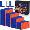 Pokiiulk 1000PCS project pieces Refill Darts Fit for Nerf N-Strike advanced Series Bulk project pieces Compatible for Nerf Party with Portable Shooting Practice Target Mesh Bag