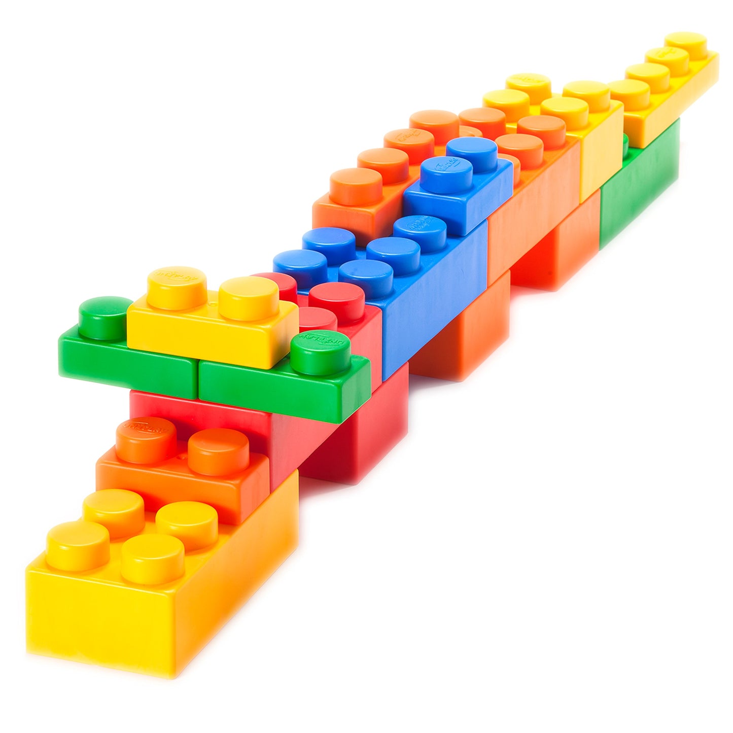 Uniplay Mix Soft Building Blocks For Infant Early Learning, Educational And Sensory Toy, Cognitive Development For Unisex Toddlers (60-Piece Set)