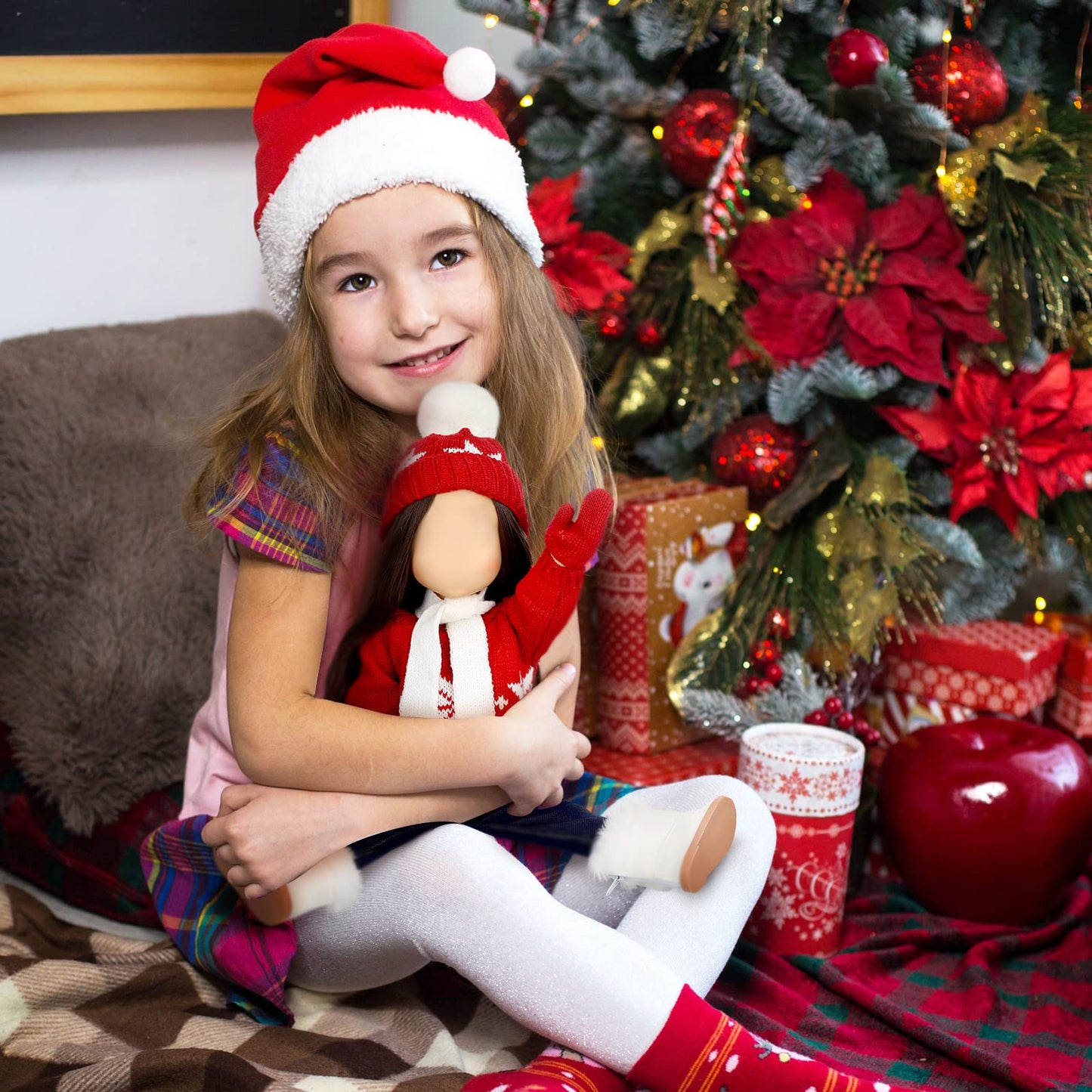 Bencailor Winter 18 Inch Doll Clothes And Accessories Winter Doll Outfits Set Sweaters Trousers Hats Shoes For 18 Inch Doll Gift