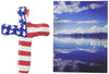 Calypso Studios By First & Main Patriotic Hand Held Comforting Cross