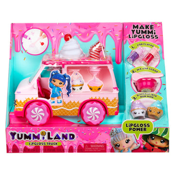 Yummiland Lipgloss Truck DIY Kit for Ages 4+, 1 Count, Multicolor, Model 541073, Plastic