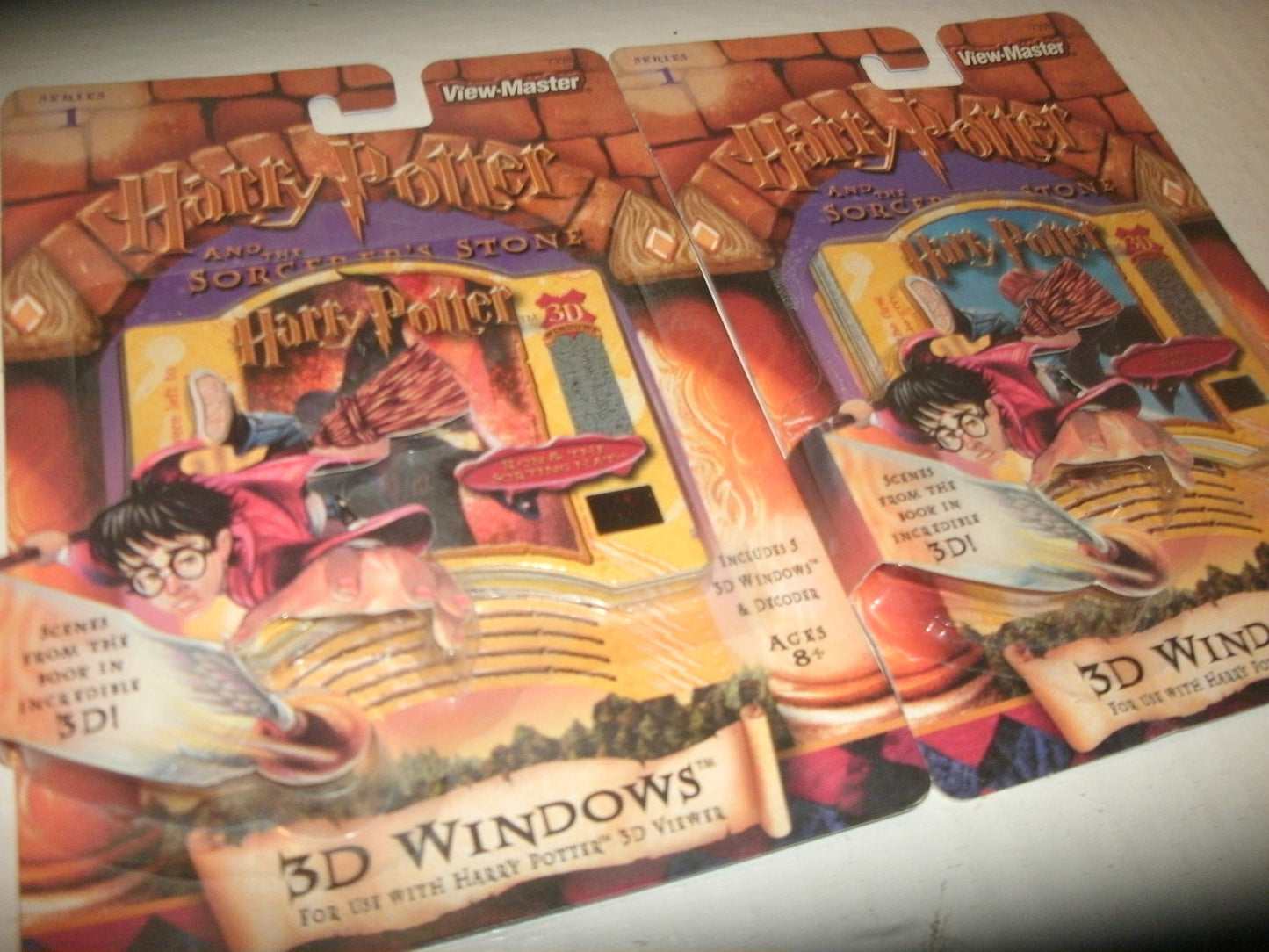 Viewmaster 3D Windows W/ Decoder - Harry Potter & The Sorcerer'S Stone - Series 1