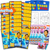 Viacom Blues Clues Mini Party Favors Set for Kids - Bundle with 24 Mini Blues Clues Grab n Go Play Packs with Coloring Pages,