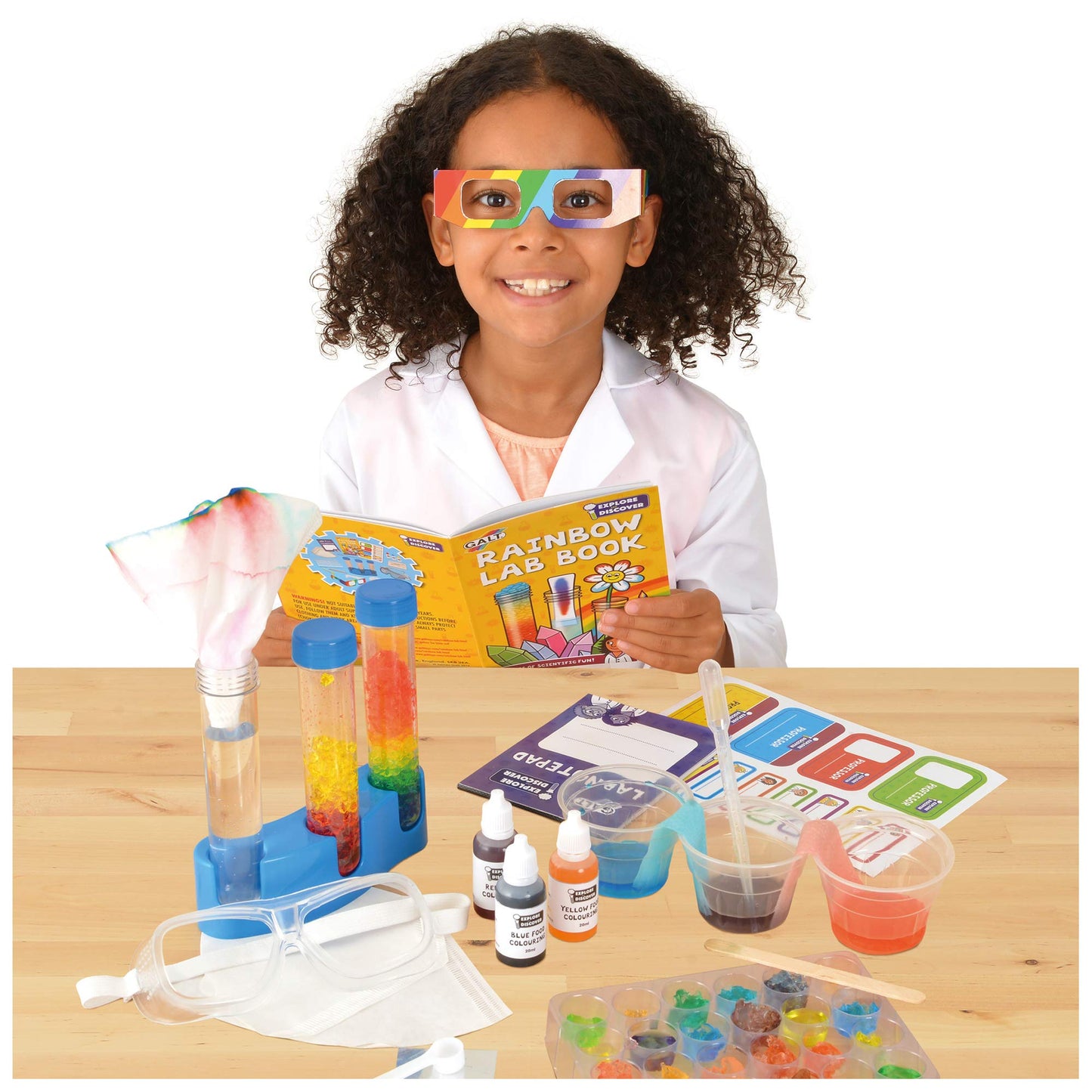 Galt Toys, Rainbow Lab, Science Kits For Kids, Ages 5+, Multicolor