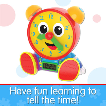 The Learning Journey - Telly Jr. Teaching Time Clock - Primary Color - Telling Time Teaching Clock - Toddler Toys & Gifts For Boys & Girls Ages 3 Years And Up - Award Winning Toys