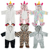 6 Set Dolls Clothes Outfits Jumpsuits For 12 To 15 Inch New Born Baby Doll, Animal Styling Baby Doll Clothes And Accessories For