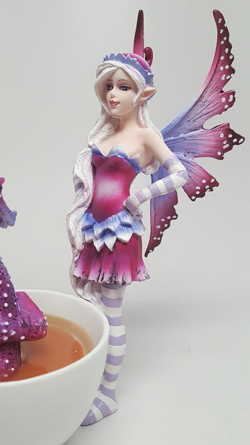 Pacific Giftware Amy Brown Get Out Of My Tub Cup Fairy Dragon Fantasy Art Figurine Collectible 6.25 Inch