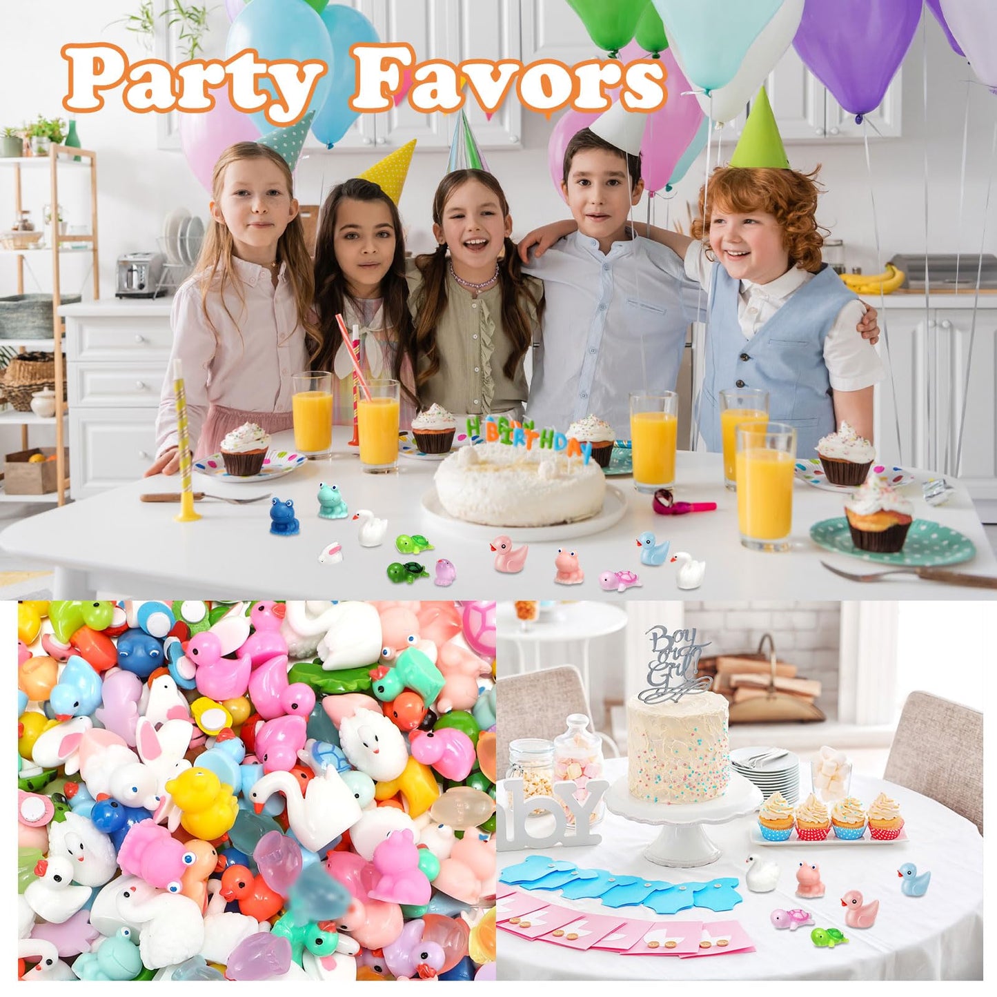 Barydat 400 Pcs Mini Resin Animals Figures Bulk for Pranks Hide Crafts Tiny Resin Miniature Toys Garden Accessories Mini Stuff f