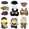 3 Pack Clothes Outfits Set for 17cm Doll(Not Includ Doll) 17cm Clothing Accessories Hat Pants&Skirt Set Cute Fashion Style