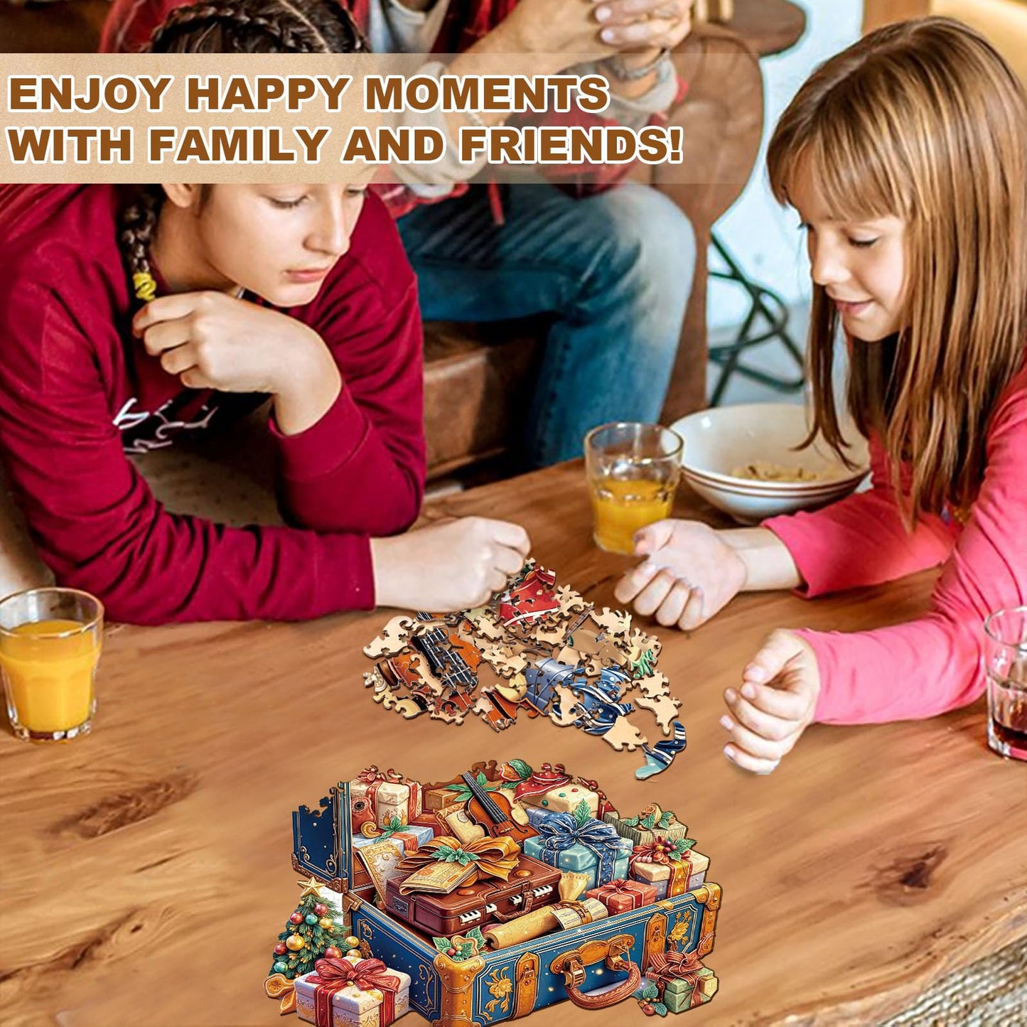 SECOGM Wooden Puzzles for mature-themeds Wood Puzzles mature-themed - Unique Animal Shape Wooden Jigsaw Puzzles for mature-themeds - Birthday Gifts for Puzzle Lovers Family (8.5 * 8.1in-100 Pieces)