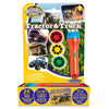 Brainstorm Toys Tractor & Truck Torch Projector - 39 Projection, 24 Images, Battery Powered, Kids 3+ - Red, Green, Yellow