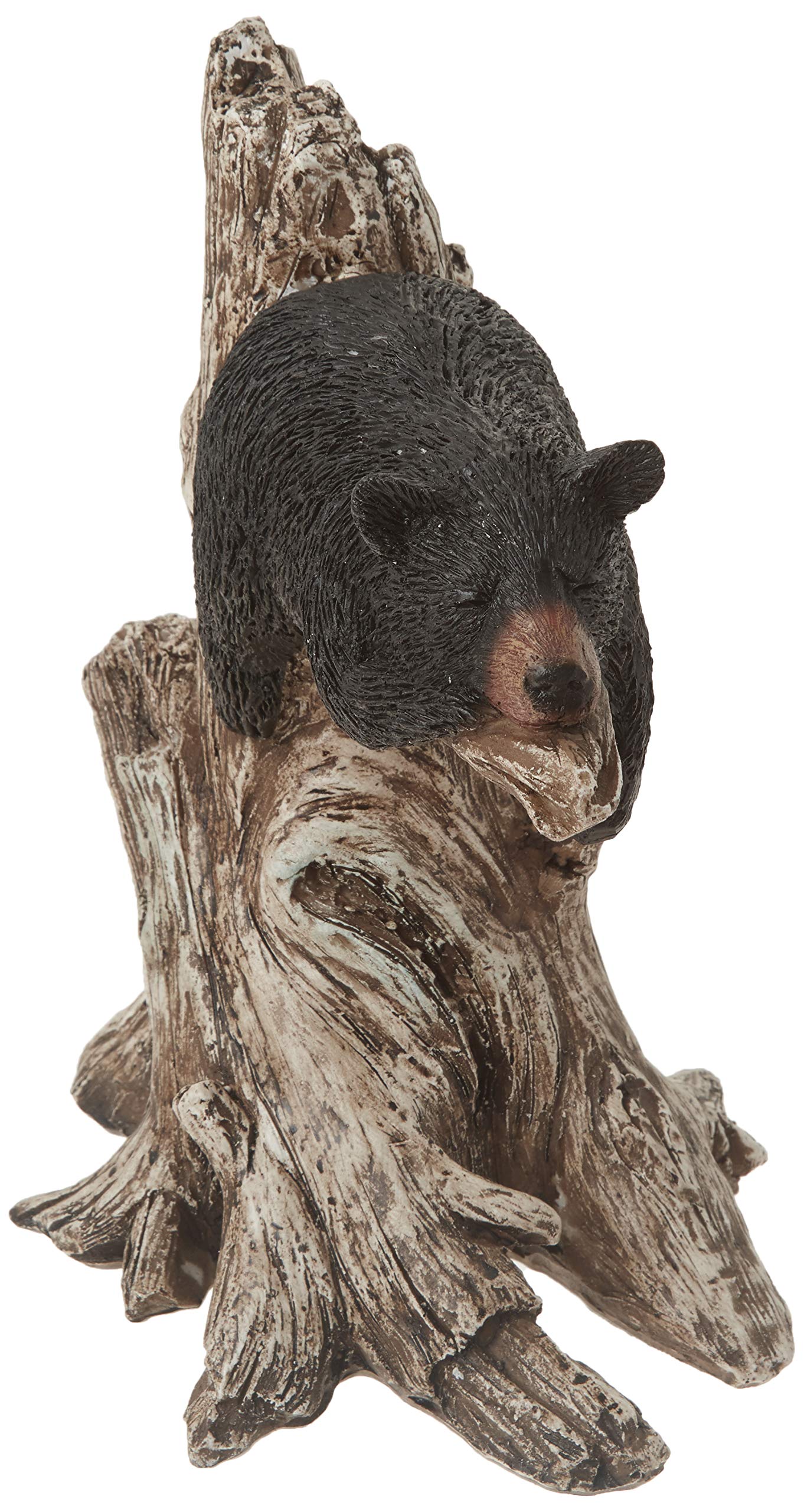 Stealstreet Ss-G-54292 Black Bear Sleeping On Tree Branch Figurine, 9'