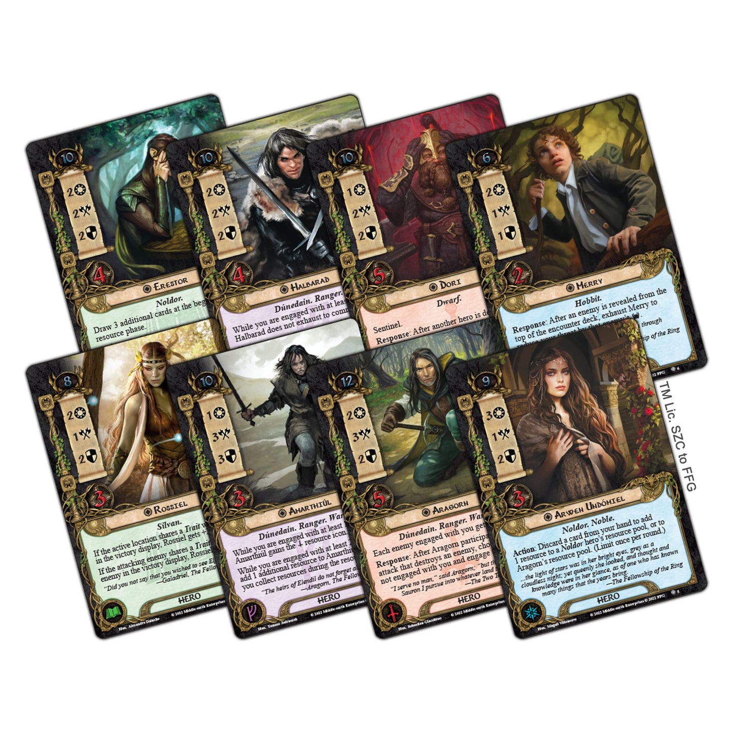 The Lord Of The Rings The Card Game Angmar Awakened Hero Expansion - Cooperative Adventure Game, Strategy Game, Ages 14+, 1-4 Pl