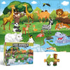 Jumbo Floor Puzzle For Kids, Large Jigsaw Puzzles 35 Piece For Kids Ages 3-5,Preschool Learning & Education Toys, Gifts For 4-8