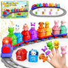 Train Set for Toddlers 2-4,Toddler Toys for 1 2 3 Year Old,Electric Train Set Montessori Learning Matching & Sorting Toys, Learn