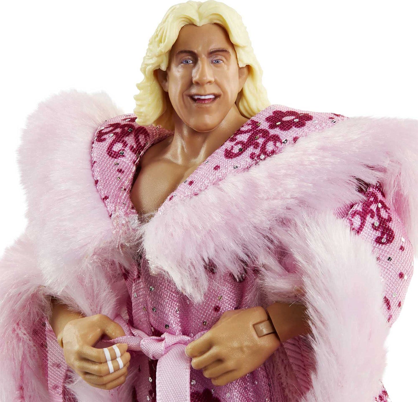 Wwe Mattel Ultimate Edition Ric Flair Action Figure, 6-In / 15.24-Cm, With Interchangeable Heads, Swappable Hands & Entrance Robe For Ages 8 Years Old & Up