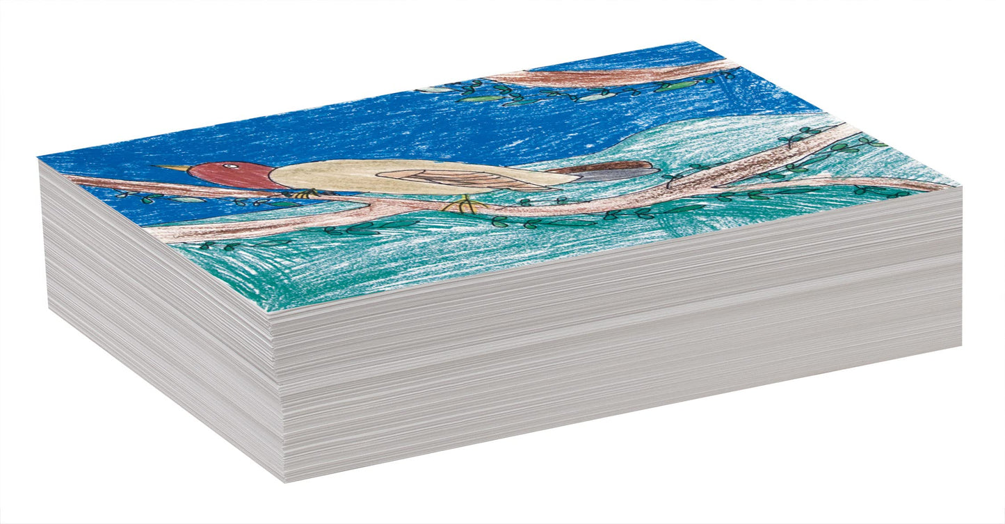 Pacon Drawing Paper - 500 Sheets - 18 x 24 - White Paper - Dual Purpose, Standard Weight - 500 / Ream
