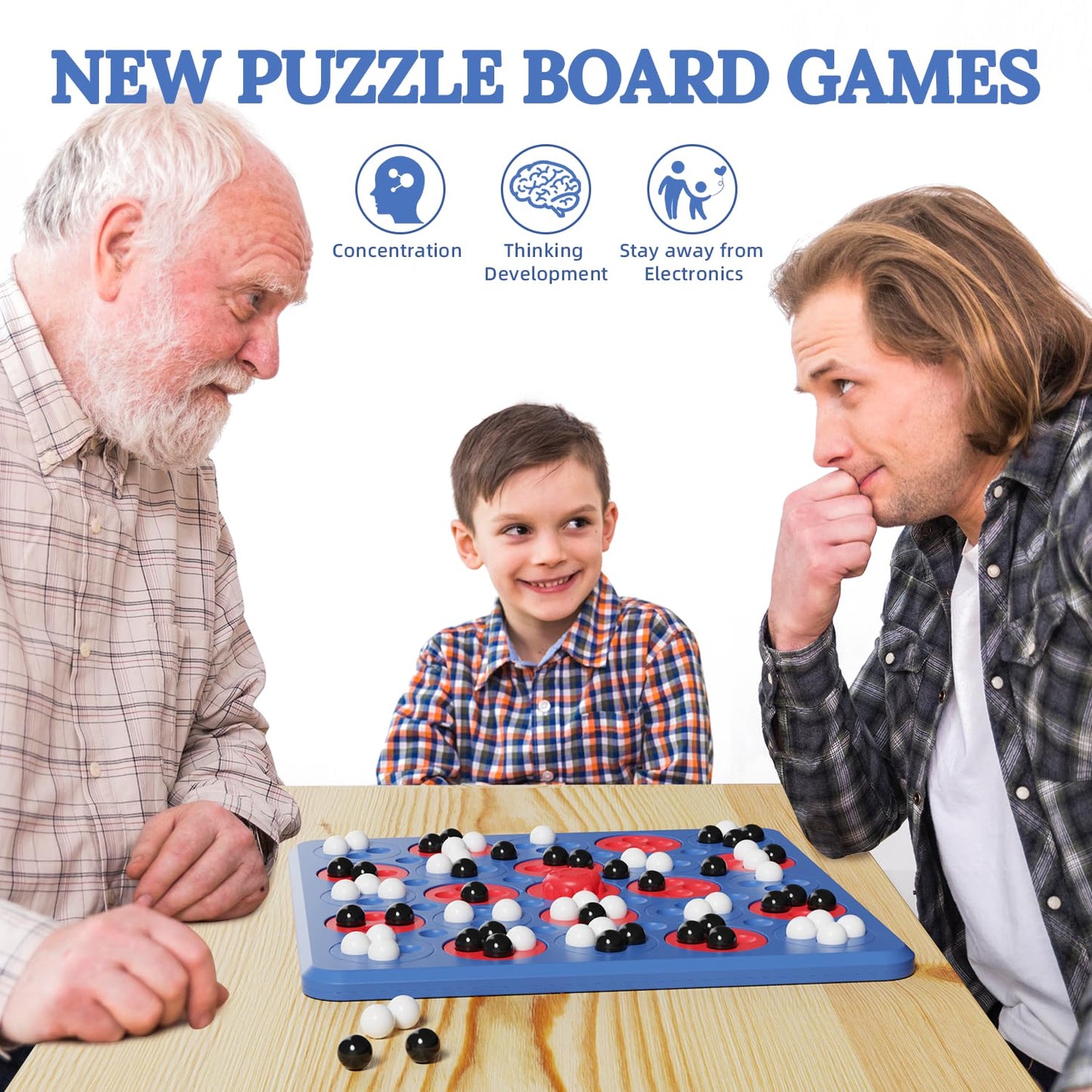 Magnetic Game Chess, Magnet Game, Board Games For Adults Kids Family Night, 2 In 1 Multiplayer Board Games, Magnetic Game With 3