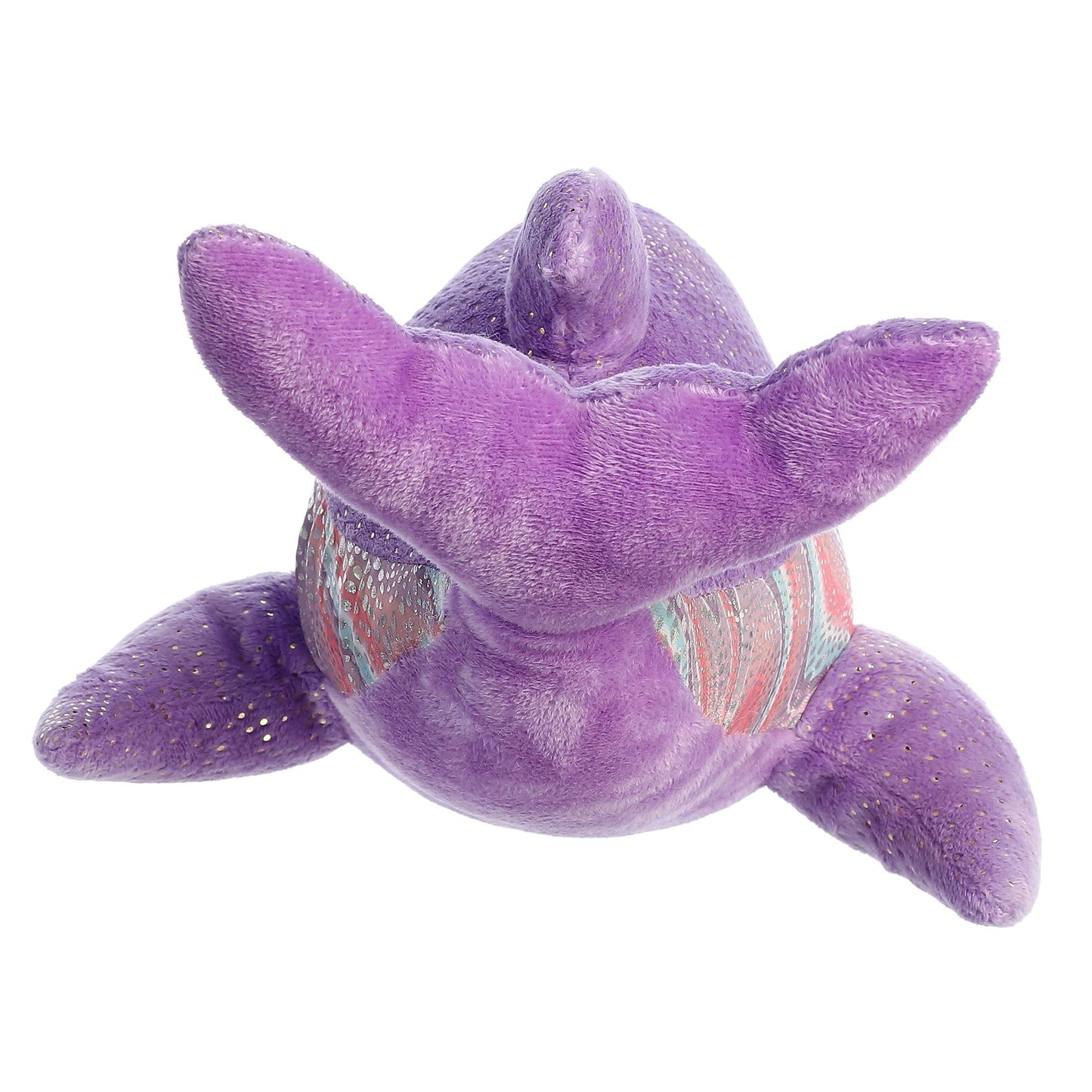 Aurora® Huggable Destination Nation™ Dolphin Stuffed Animal - Global Exploration - Learning Fun - Purple 12 Inches