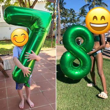 40 Inch Number 8 Balloon, Giant Dark Green 8 18 28 80 Birthday Balloons, 8Th Birthday Decorations Party Supplies, Wedding Annive
