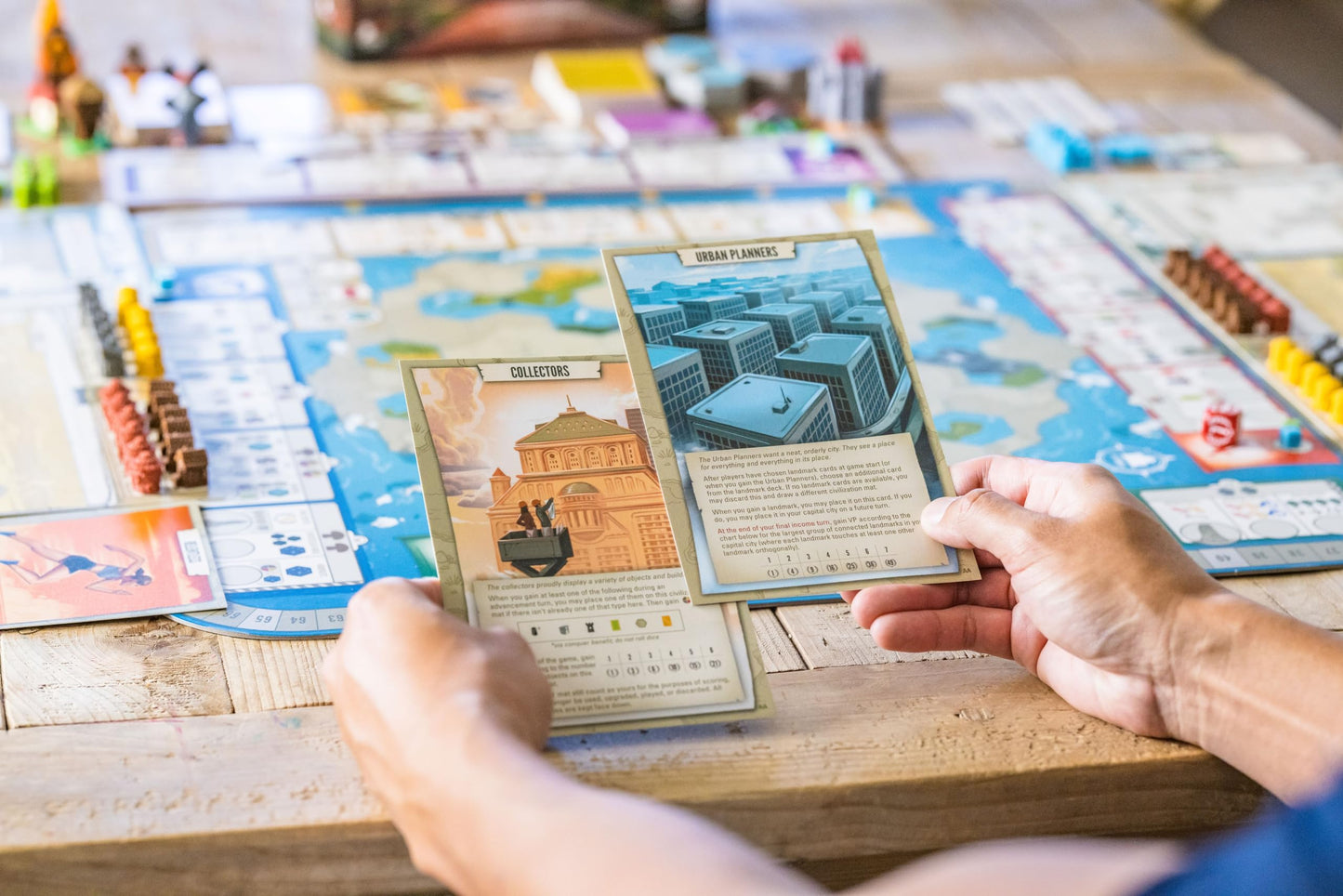 Stonemaier Games: Tapestry: Arts & Architecture Expansion | Add To Tapestry (Base Game) | New Capital City Mats, New Advancement Track, New Civilizations, And More | Ages 14+, 1-5 Players, 120 Mins