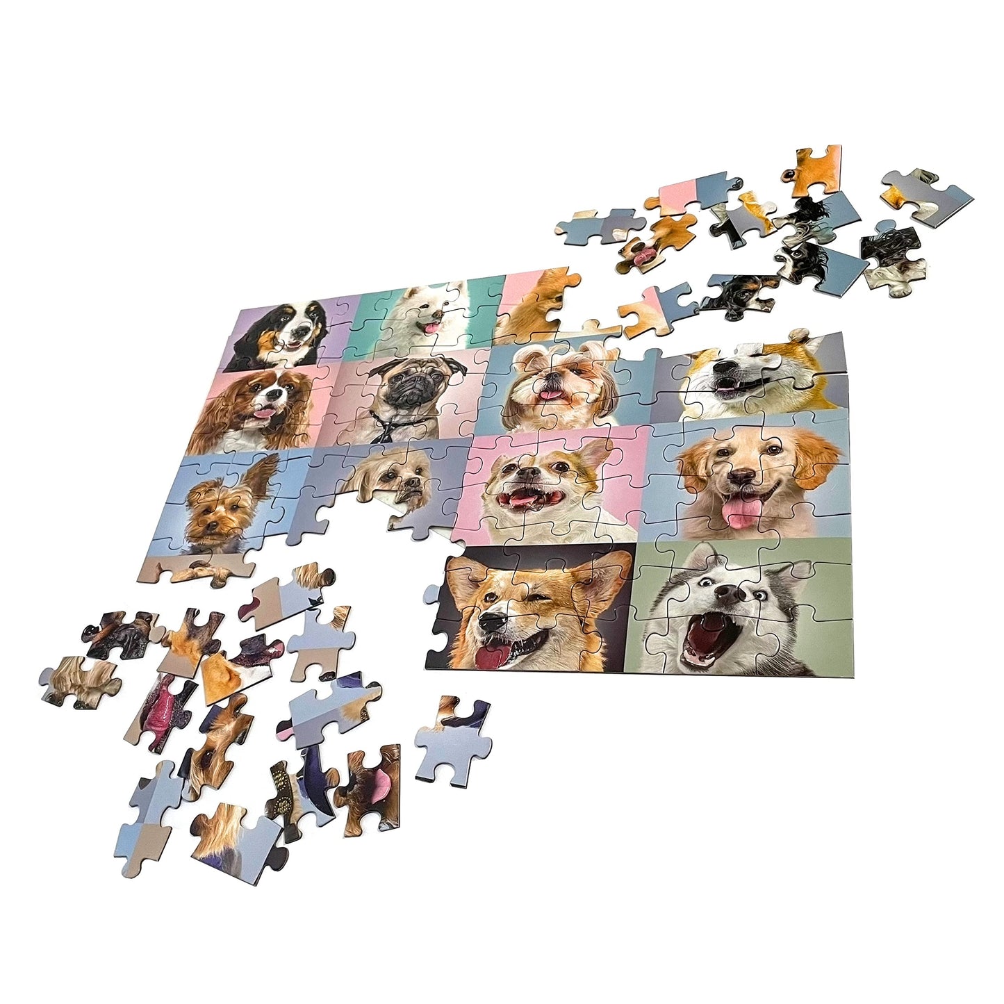 100 Piece Jigsaw Puzzles Funny Dogs Puzzles For Kids Ages 4-8 8-10,Jigsaw Puzzle For Toddlers 3-5 Years Old, Kids Puzzles Ages 6-8, Developmental Toys For Children, Birthday Gifts For Boys Girls