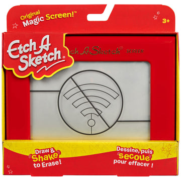 Etch A Sketch, Classic Red Drawing Toy with Magic Screen, for Ages 3 and Up