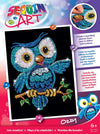 Sequin Art Red, Owl, Sparkling Arts and Crafts Picture Kit, Creative Crafts (1403)