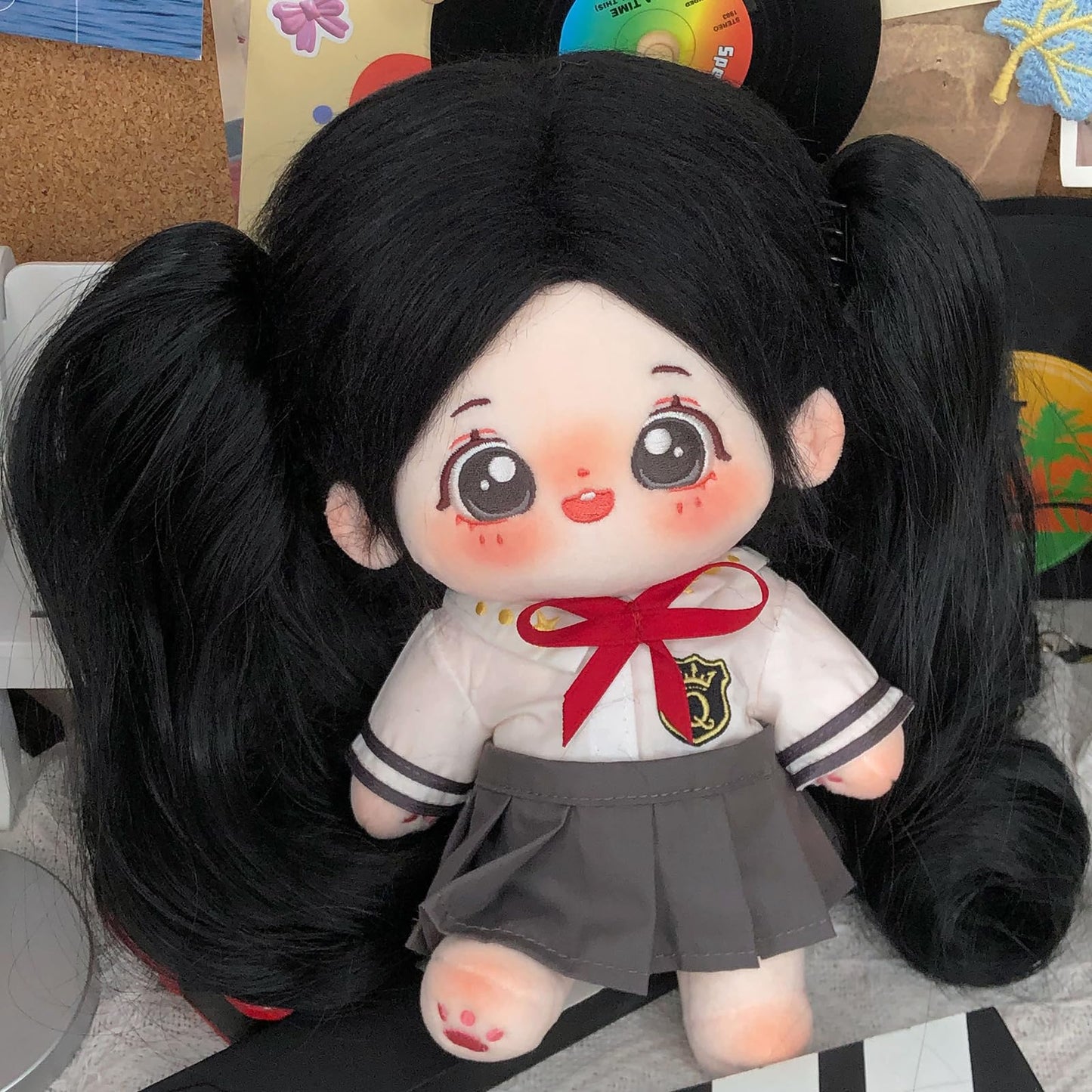 Calembou Plush Doll, 20Cm Cute Cotton Doll With Skeleton, Anime Plushies Soft Stuffed Dress Up Doll, Kawaii Plush Toys Gift Come