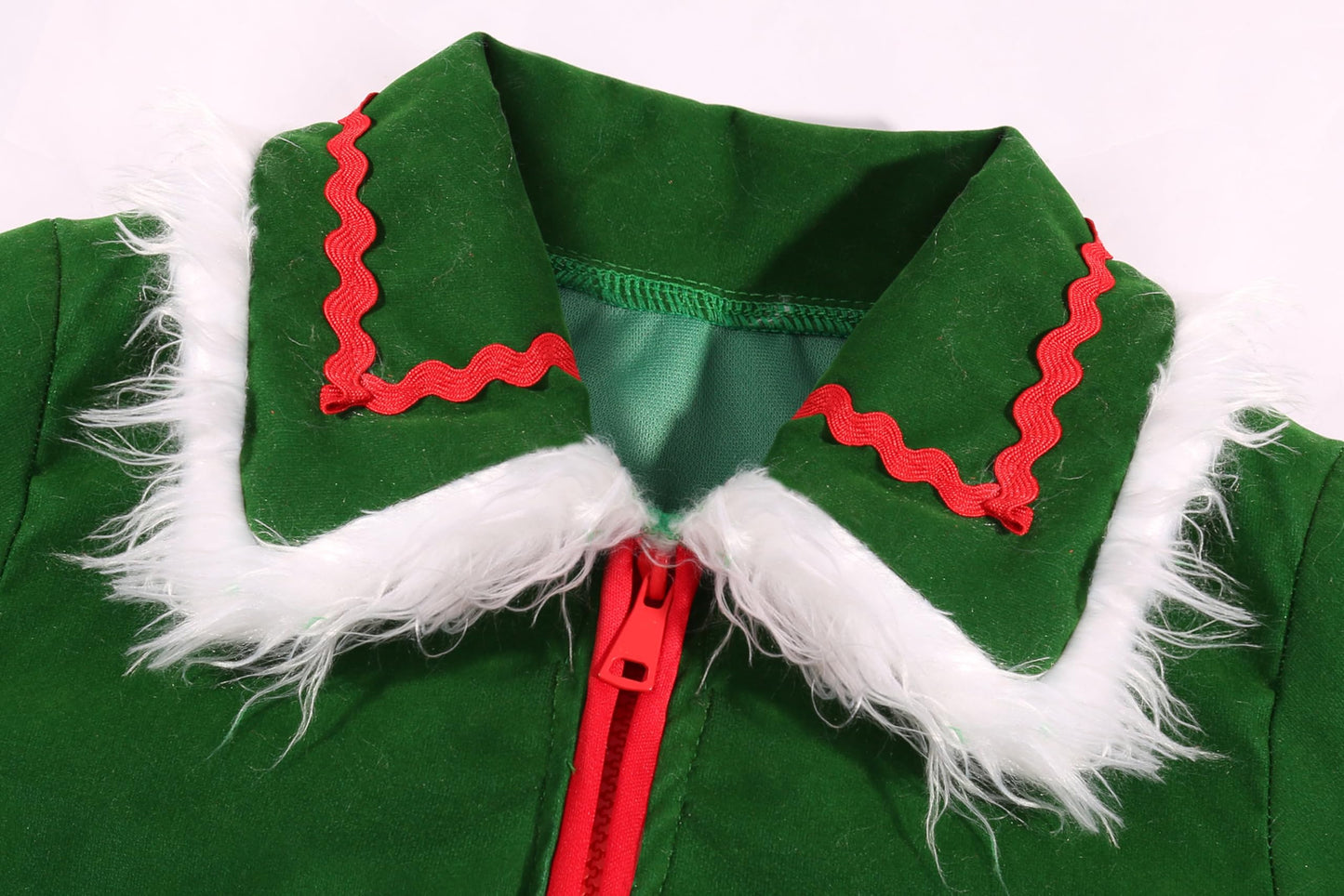 Gortykor Kids Christmas Elf Costume For Boys Holiday Elf Costume Outfit (9-11 Years)