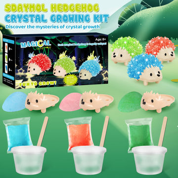 sdaymol Crystal Growing Kit Science Kits for Kids Age 8-12 DIY Science Experiments Lab Learning & Educational Toys STEM Projects Toys Gifts for Boys & Girls Ages 8 9 10 12