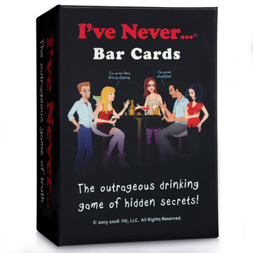 I'Ve Never...? Bar Cards - Hilarious Truth Or Dare Game For Parties, Vacations, And Game Nights, Perfect For Friends And Adults
